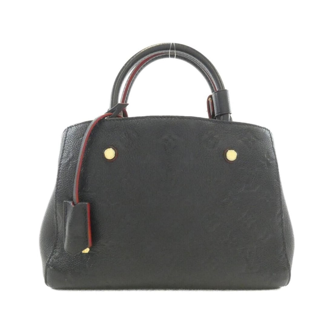 Louis Vuitton Monogram Empreinte Montaigne BB M42747 Handbag: --- Catalog ---Category: SizeSize (HxWxD): 20cm x 29cm x 13cm / 7.87'' x 11.41'' x 5.11''Category: DesignType: HandbagColor: Blue, Marine rougeGender: WomenMaterial: Leather Leather/Fur Type: