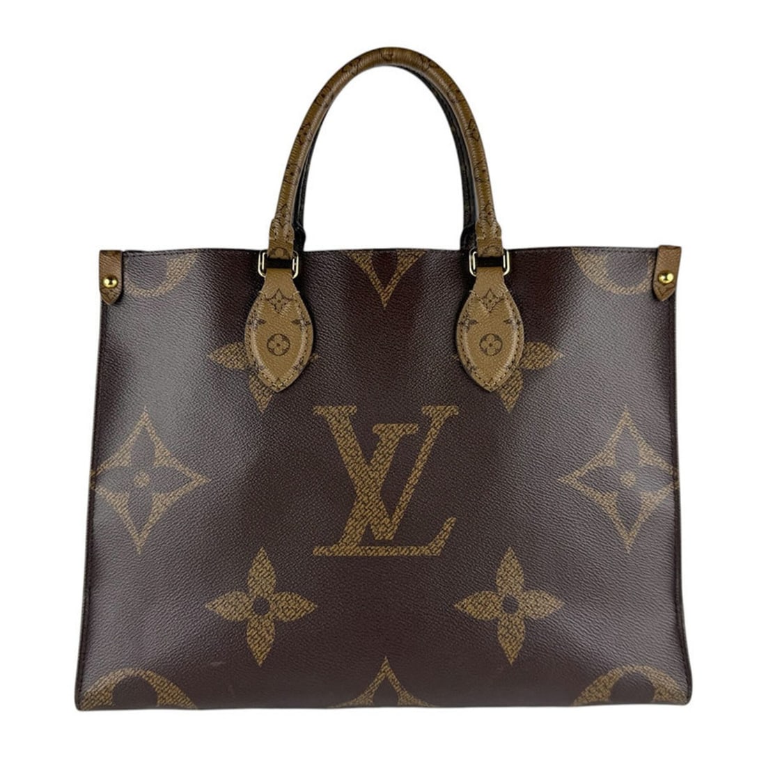 Louis Vuitton LOUIS VUITTON Handbag Shoulder Bag Monogram Giant OnTheGo MM Brown Women's M45321: --- Catalog ---Category: SizeSize (HxWxD): 26cm x 35cm x 14cm / 10.23'' x 13.77'' x 5.51''Category: DesignType: Handbag, Shoulder bagColor: BrownGender: WomenMaterial: Monogram Category: GeneralMPN: