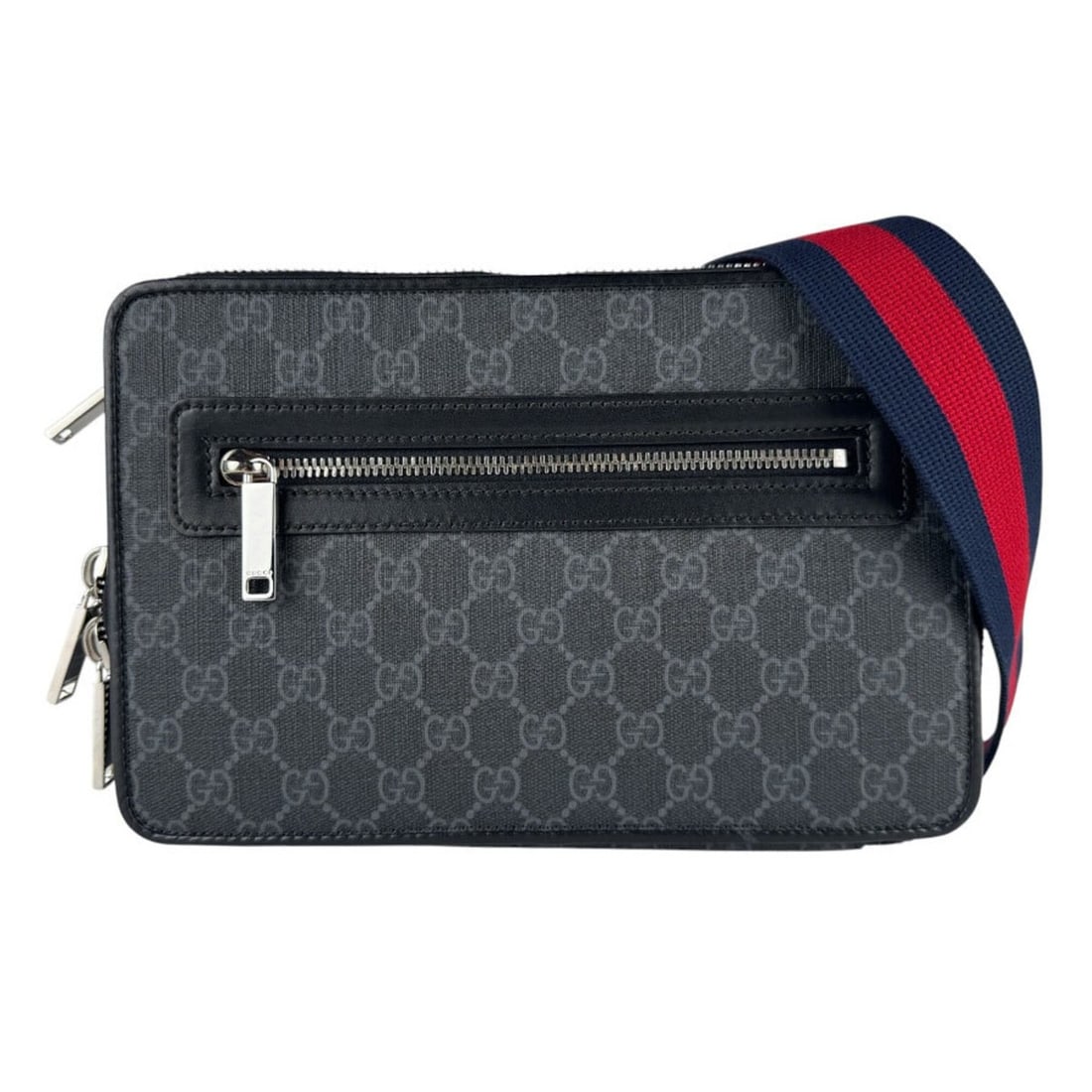 Gucci GUCCI Shoulder Bag GG Supreme Canvas Black Men's 822072 z9886: --- Catalog ---Category: SizeSize (HxWxD): 17cm x 26cm x 8cm / 6.69'' x 10.23'' x 3.14''Category: DesignType: Shoulder bagColor: BlackGender: MenMaterial: GG Supreme , Canvas Category: GeneralMPN: