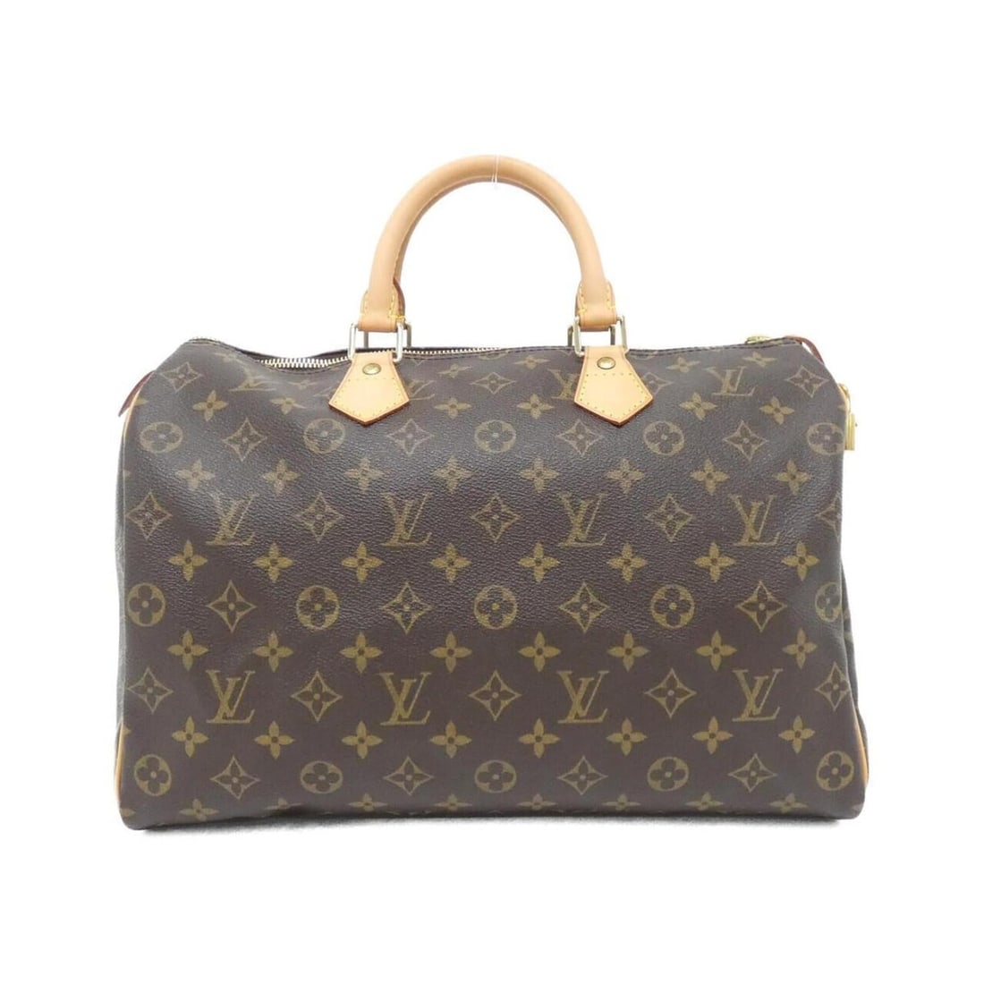 Louis Vuitton Monogram Speedy 35cm M41524 Boston Bag: --- Catalog ---Category: SizeSize (HxWxD): 23cm x 35cm x 18cm / 9.05'' x 13.77'' x 7.08''Category: DesignType: Boston bagColor: MarronGender: WomenMaterial: Coated canvas Hardware Color:
