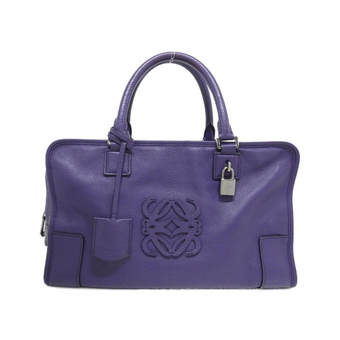 Loewe Amazona 36cm 339 95 A22 Handbag: --- Catalog ---Category: SizeSize (HxWxD): 22cm x 36cm x 14cm / 8.66'' x 14.17'' x 5.51''Category: DesignType: HandbagColor: PurpleGender: Women,MenMaterial: Leather Hardware Color: SilverLeather/Fur
