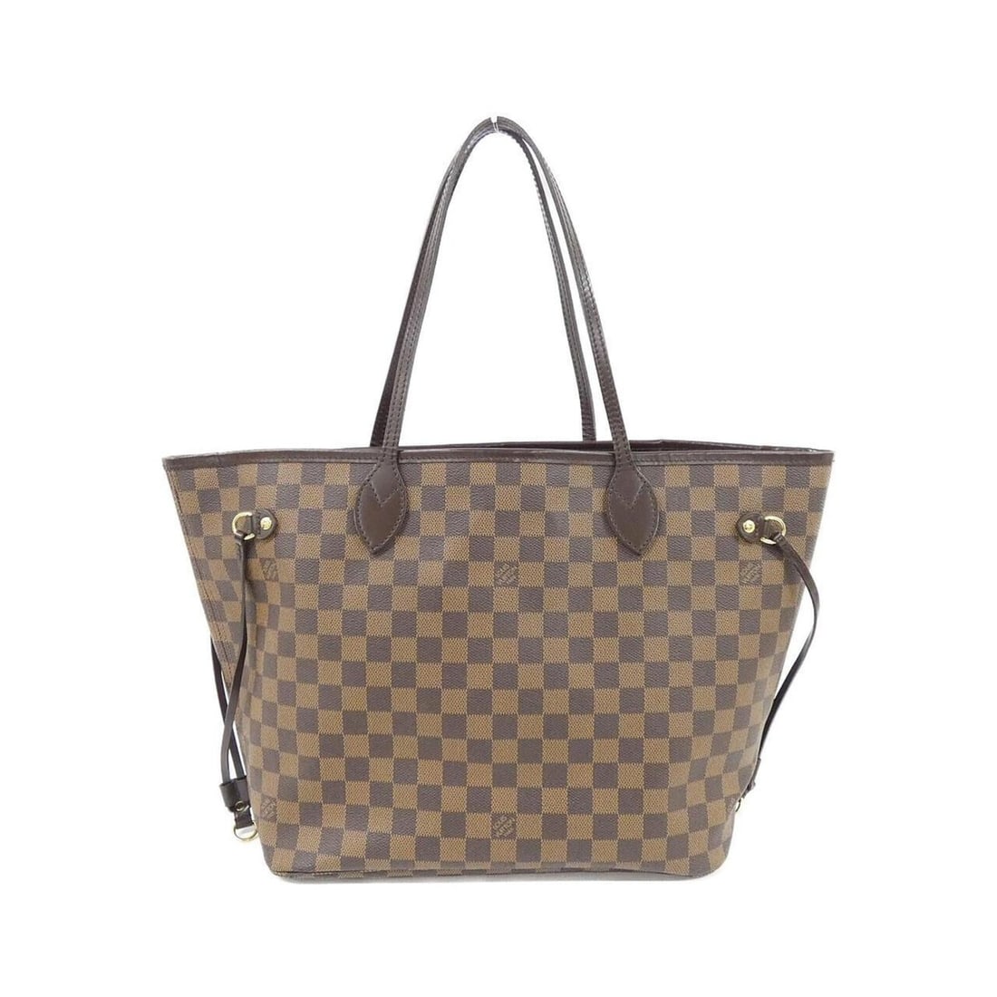 Louis Vuitton Damier Neverfull MM N51105 Handbag: --- Catalog ---Category: SizeSize (HxWxD): 29cm x 47cm x 15cm / 11.41'' x 18.5'' x 5.9''Category: DesignType: HandbagColor: EbeneGender: WomenMaterial: Coated canvas Hardware Color: GoldCategory: