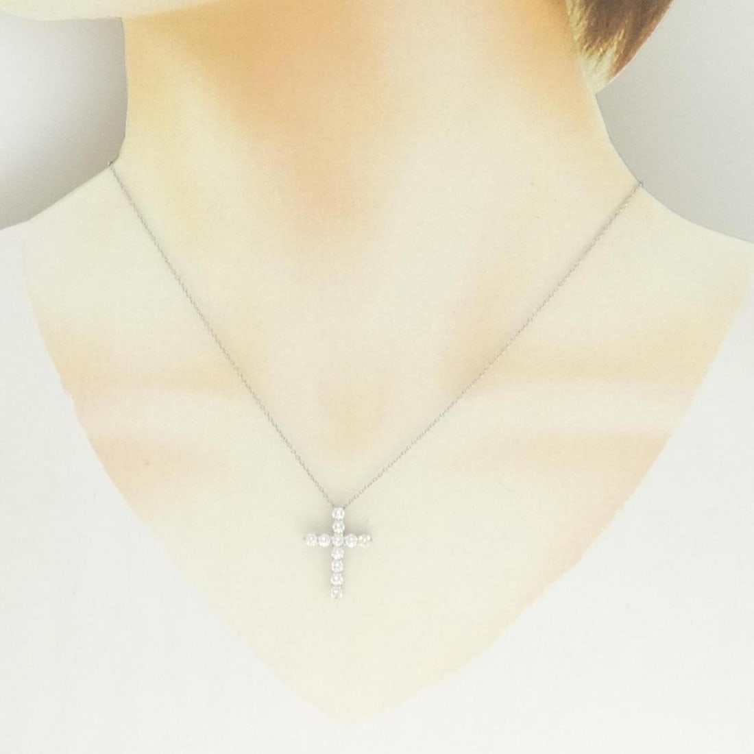Tiffany Medium Cross Necklace - 6