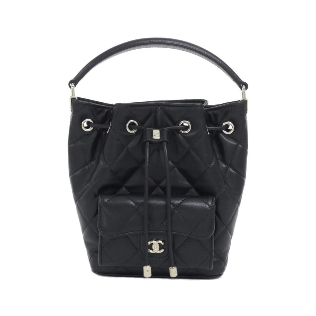 Chanel AP4856 handbag: --- Catalog ---Category: SizeSize (HxWxD): 16cm x 12cm x 7cm / 6.29'' x 4.72'' x 2.75''Category: DesignType: HandbagColor: BlackGender: Men,WomenMaterial: Leather Hardware Color: GoldLeather/Fur