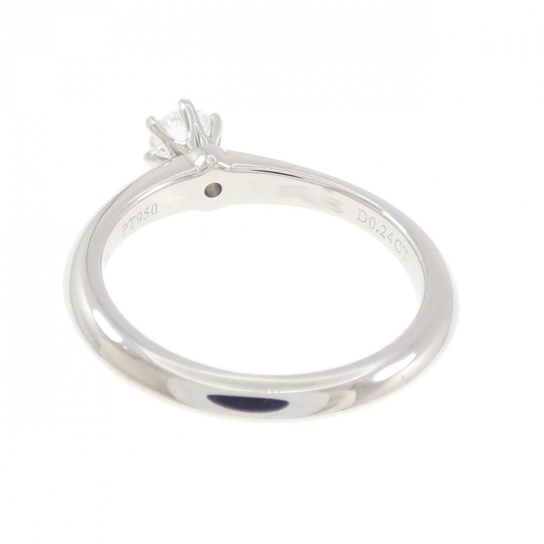 Tiffany Classic Solitaire Ring 0.24ct E VS1 3EXT - 3