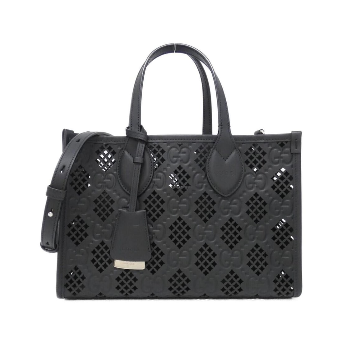 Gucci 777192 AAC1B Handbag: --- Catalog ---Category: SizeSize (HxWxD): 20cm x 28cm x 10cm / 7.87'' x 11.02'' x 3.93''Category: DesignType: Handbag, PouchColor: BlackGender: WomenMaterial: GG leather Hardware Color: SilverCategor