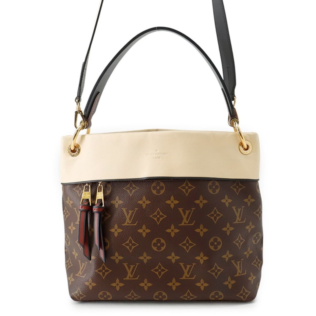 Louis Vuitton Monogram Tuileries Besace Shoulder Bag M43576 LOUIS VUITTON 2-way Handbag for Women: --- Catalog ---Category: SizeWeight: 670g / 1.47lb.Size (HxWxD): 25cm x 26.5cm x 10cm / 9.84'' x 10.43'' x 3.93''Strap Length: 101.5cm / 39.96''Category: DesignType: Handbag, Shoulder bagColor: BrownG