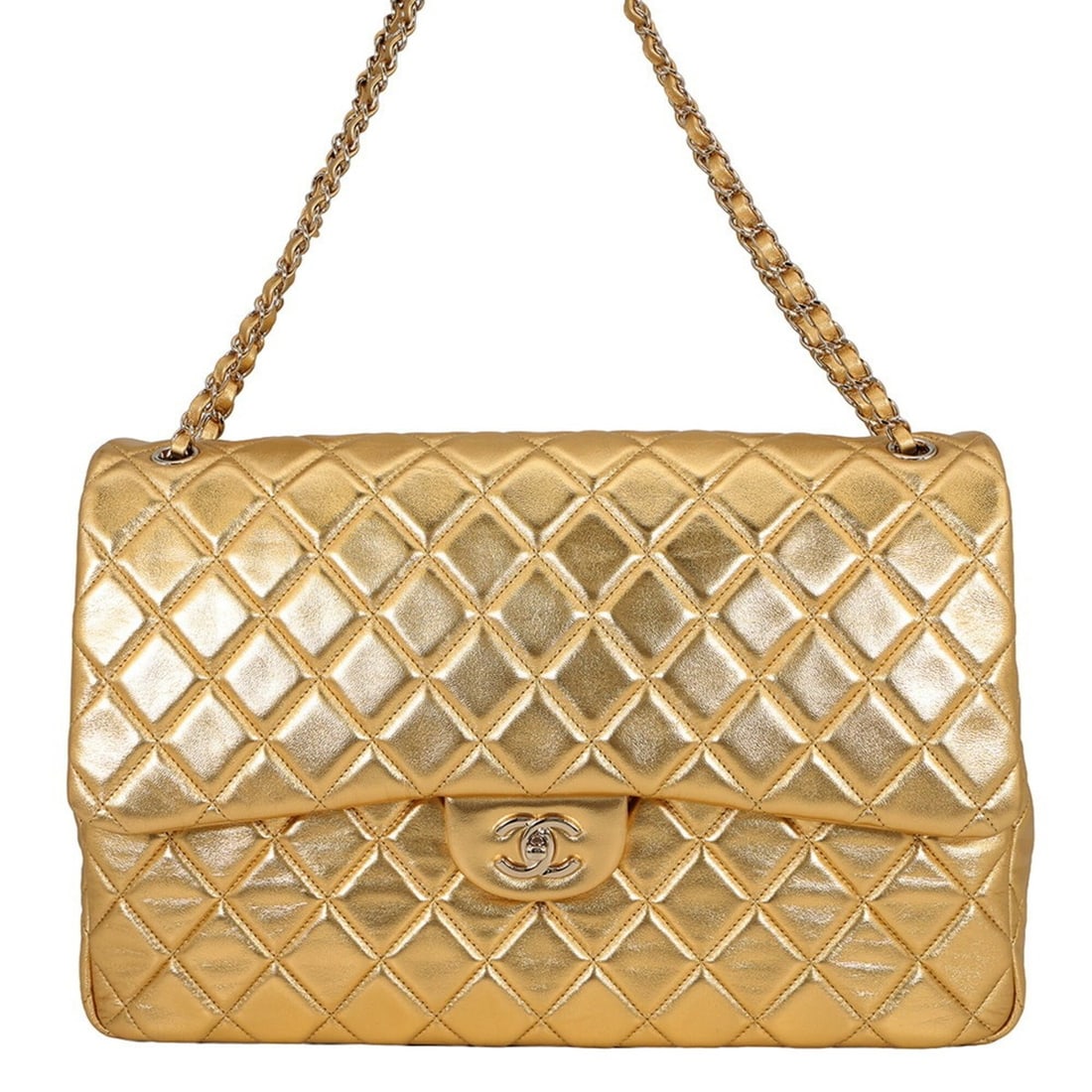 Chanel Chain Shoulder Bag Jumbo Matelasse Coco Mark Lambskin AS4661 CHANEL Handbag Women's (1 of 17)
