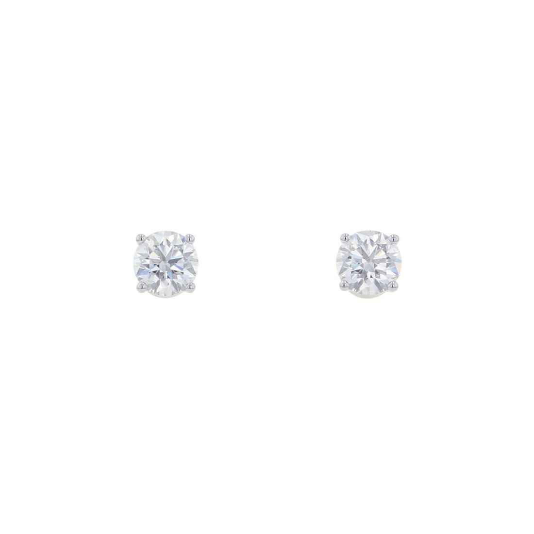 Harry Winston Round Cut Earrings, Stud Diamonds 0.43ct & 0.42ct, Platinum 950, ESDPRD010SI, GIA: --- Catalog ---Category: DesignType: Stud earringsGender: WomenMaterial: Platinum 950Category: GeneralBrand: Harry Winston--- Item List ---Section: ConditionRanking: Rank SA Used - Hardly any traces o