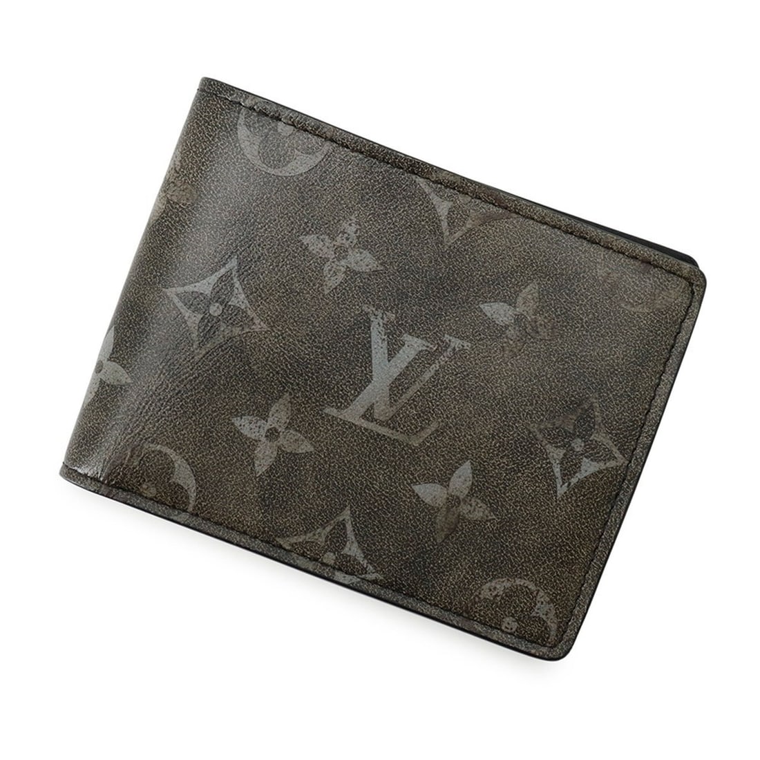 Louis Vuitton Bi-fold Wallet Brushed Monogram Portefeuille Slender M11708 Men's Black LOUIS VUITTON: --- Catalog ---Category: SizeSize (HxWxD): 8.5cm x 11cm / 3.34'' x 4.33''Category: DesignType: Wallet (bi-fold)Color: Black, Gray, NoirGender: MenMaterial: Monogram Category: GeneralLine: MonogramBran