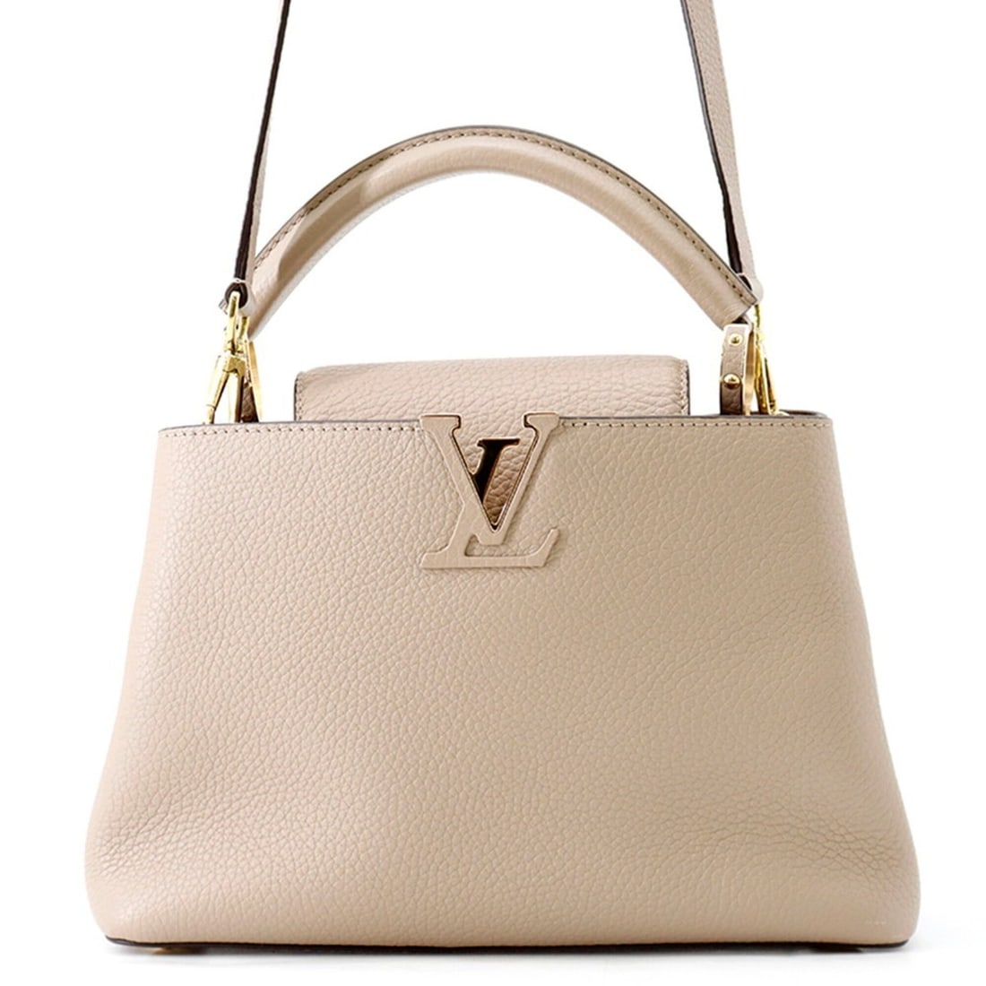 Louis Vuitton Capucines BB handbag, Taurillon leather, M94634. This handbag is a 2-way shoulder bag. (1 of 18)
