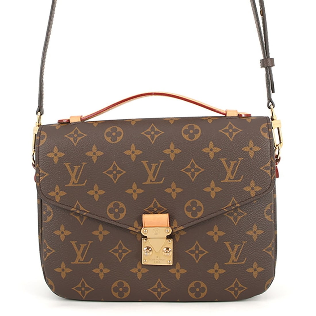 Louis Vuitton Monogram Pochette Métis MM M44875 Handbag LOUIS VUITTON 2-way Shoulder Women's: --- Catalog ---Category: SizeWeight: 620g / 1.36lb.Size (HxWxD): 19cm x 25cm x 7cm / 7.48'' x 9.84'' x 2.75''Strap Length: 110cm - 122cm / 43.3'' - 48.03''Category: DesignType: Handbag, PochetteColor: