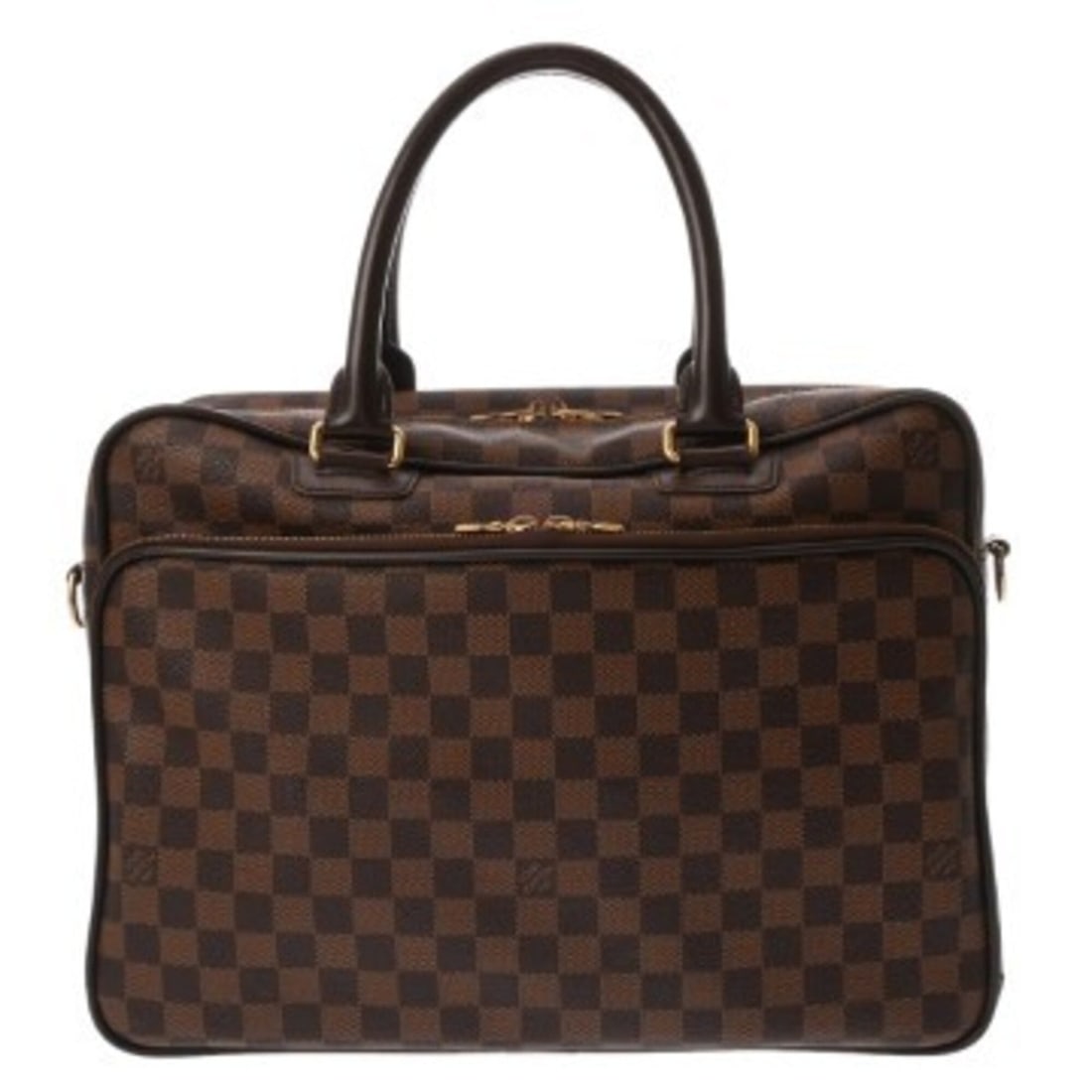 LOUIS VUITTON Louis Vuitton Damier Icare Brown N23252 Men's Canvas Business Bag B Rank Used Ginzo: --- Catalog ---Category: SizeSize (HxWxD): 28cm x 38cm x 13.5cm / 11.02'' x 14.96'' x 5.31''Strap Length: 149cm / 58.66''Category: DesignType: BriefcaseColor: BrownGender: MenClosure: ZipperMaterial: 