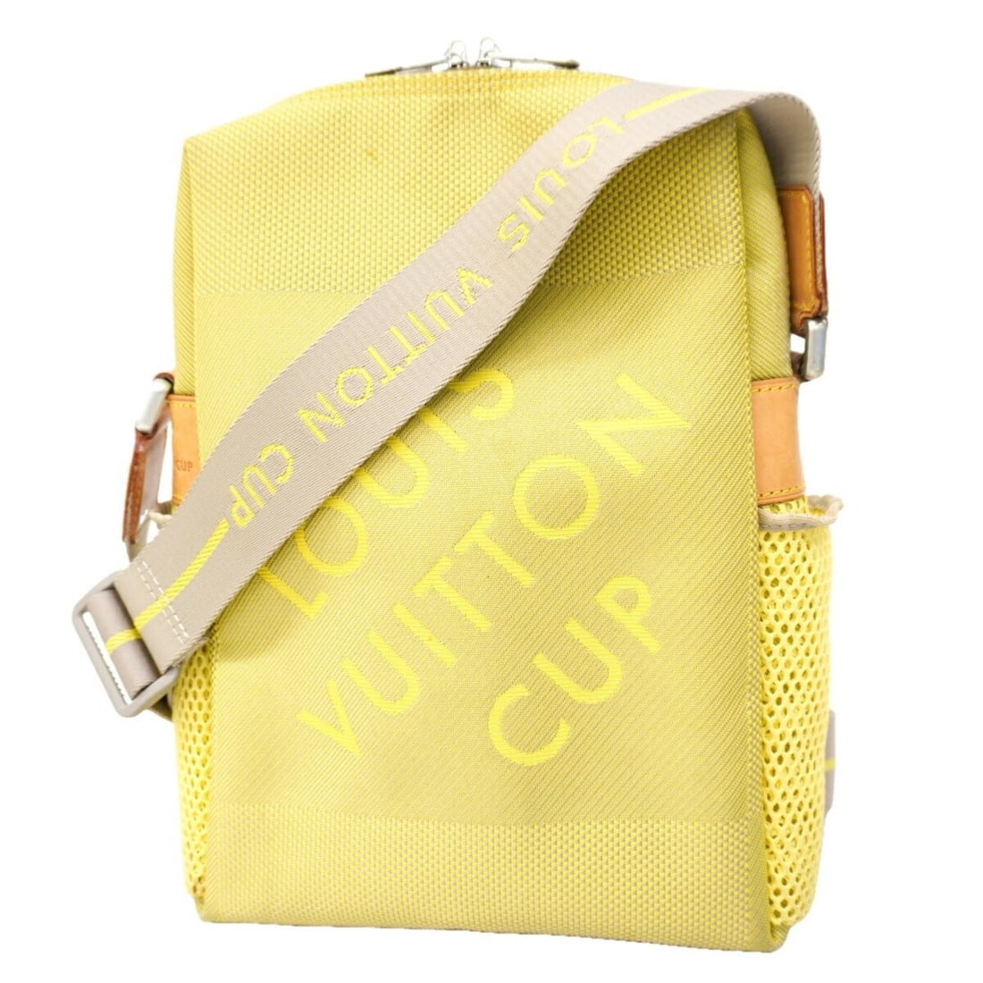 Louis Vuitton Damier Géant Weatherly LV Cup Shoulder Bag M80636 Yellow Men's P2953703 (1 of 12)