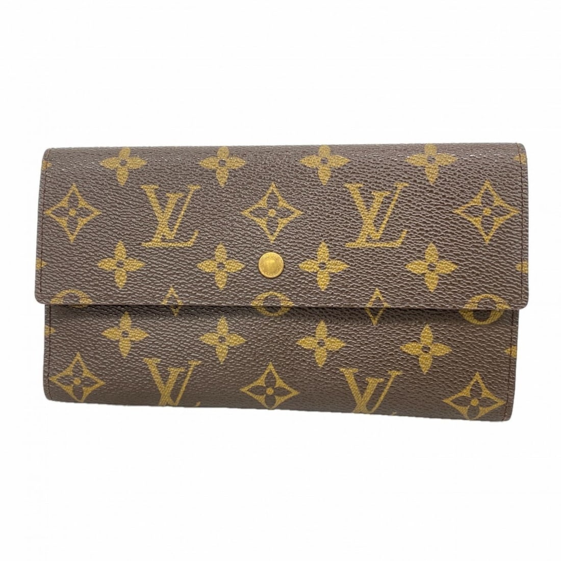 Louis Vuitton Tri-fold Long Wallet Monogram Portefeuille International M61215 Brown Men's/Women's: --- Catalog ---Category: SizeSize (HxWxD): 11cm x 19cm x 2cm / 4.33'' x 7.48'' x 0.78''Category: DesignType: Long wallet (tri-fold)Color: BrownGender: Men,WomenCategory: GeneralMPN: M61215Brand: Louis