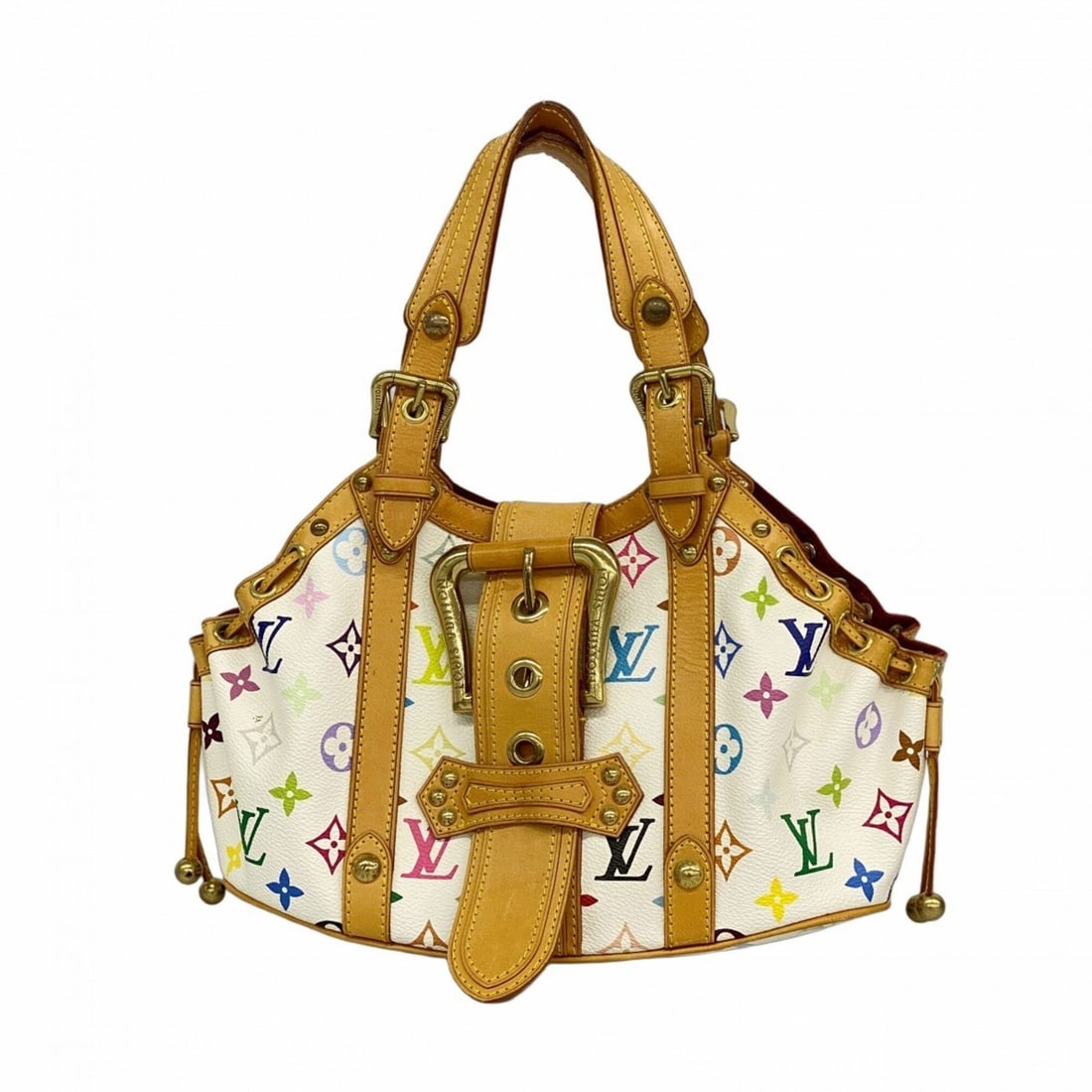 Louis Vuitton Monogram Multicolor Teda GM Handbag M92347 Blanc (Women's): --- Catalog ---Category: SizeSize (HxWxD): 19cm x 28.5cm x 10.5cm / 7.48'' x 11.22'' x 4.13''Category: DesignType: HandbagColor: BlancGender: WomenCategory: GeneralMPN: M92347Brand: Louis Vuitton--- I