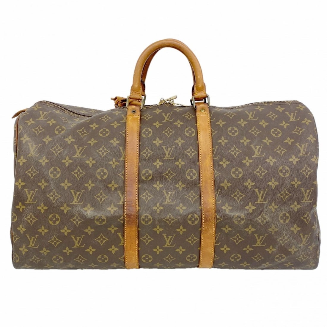 Louis Vuitton Bags - Boston Monogram Keepall 55 M41424 Brown Men's & Women's (1 of 13)
