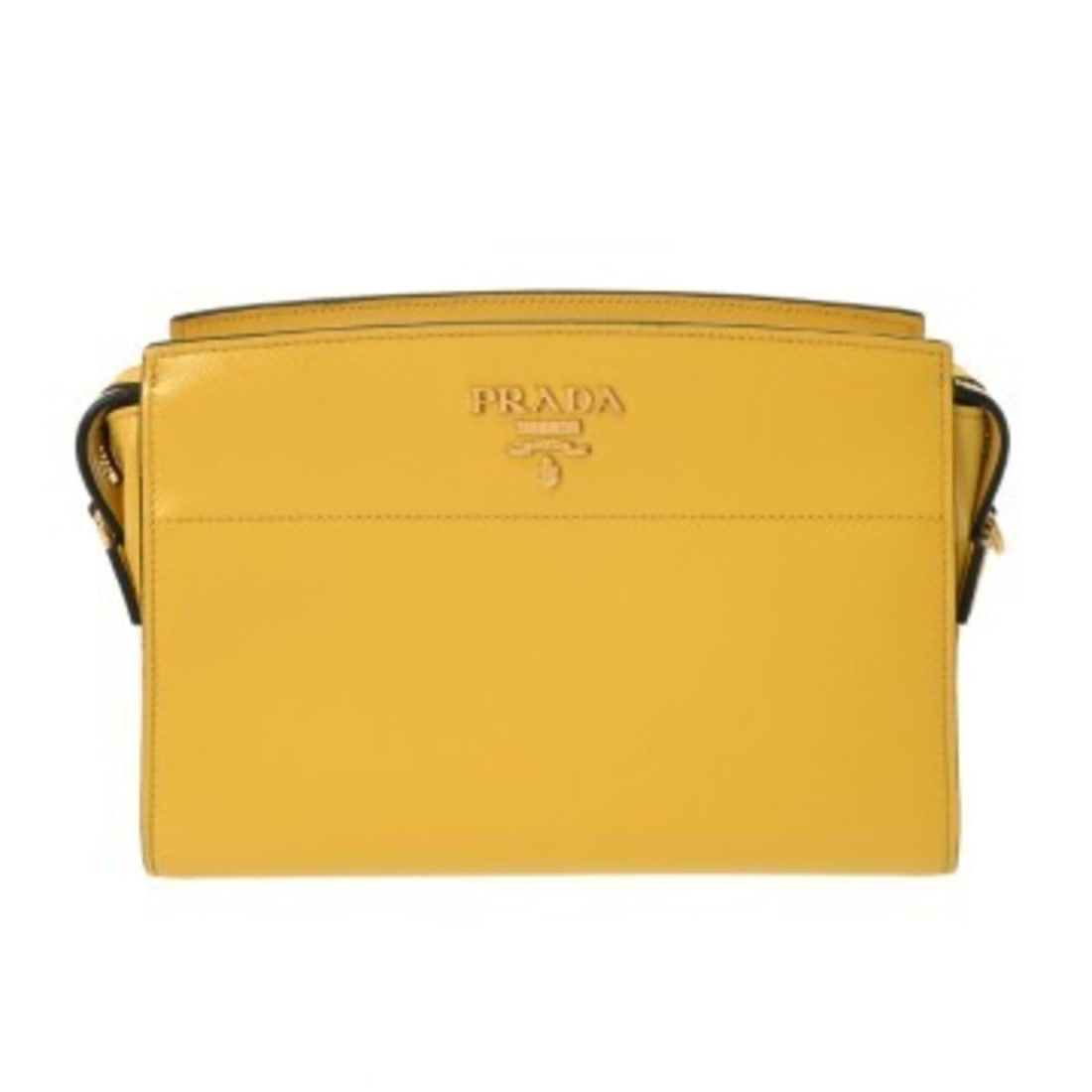 PRADA Prada Yellow 1BH104 Women's Saffiano Leather Shoulder Bag AB Rank Used Ginzo: --- Catalog ---Category: SizeSize (HxWxD): 17cm x 24cm x 9cm / 6.69'' x 9.44'' x 3.54''Category: DesignType: Shoulder bagColor: YellowGender: WomenMaterial: Leather Hardware Color: GoldLeather/Fur Typ