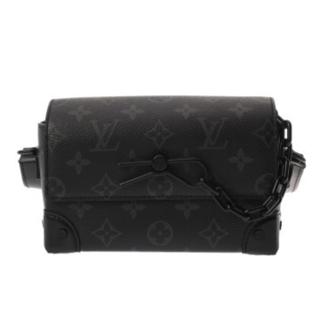 LOUIS VUITTON Louis Vuitton Monogram Eclipse Steamer Wearable Wallet Black M81852 Men's Canvas (1 of 11)