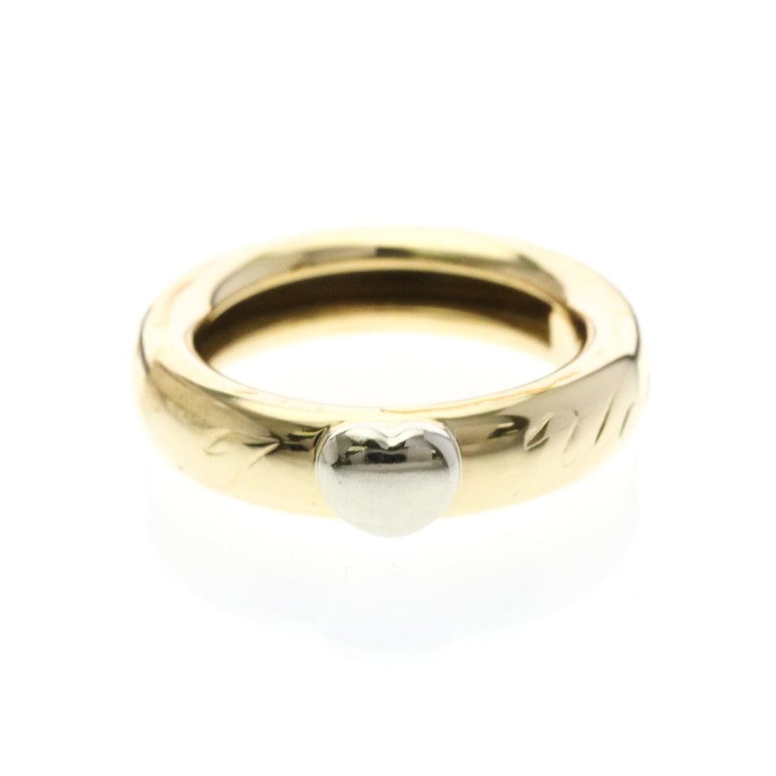 Tiffany Friendship Ring Yellow Gold (18K),White Gold (18K) Fashion No Stone Band Ring Gold,Silver (1 of 20)