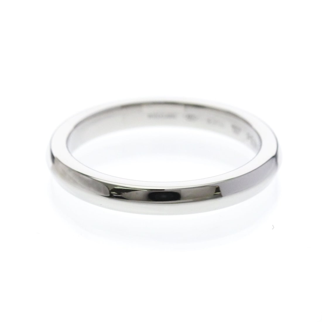 Bvlgari Federing Platinum Fashion No Stone Band Ring Silver (1 of 20)