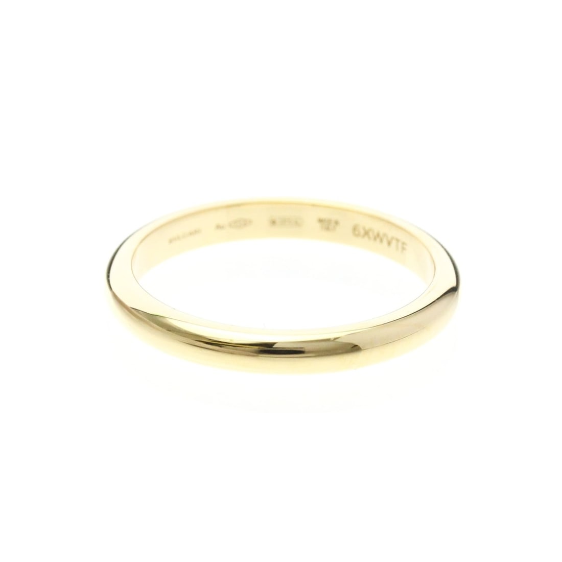 Bvlgari Wedding Rings Yellow Gold (18K) Fashion No Stone Band Ring Gold: --- Catalog ---Category: SizeWidth: 2.6mm / 0.1''Weight: 3.6g / 0.12oz.JP Size: 14.5US Size: 7Category: DesignType: Band ringColor: GoldMetal: GoldStone: No StoneStyle: FashionGender: Men,WomenMateria