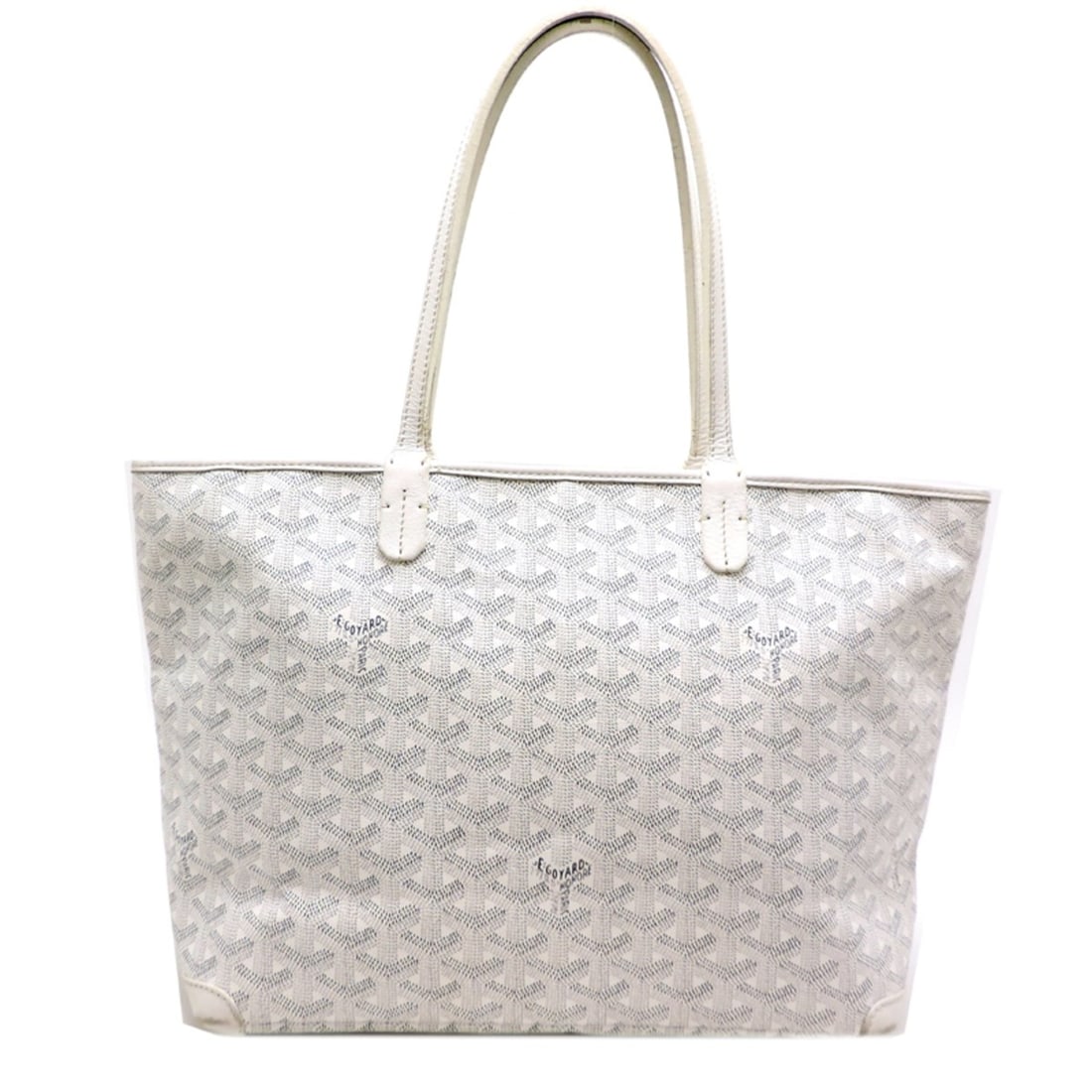 Goyard Artois PM Women's/Men's Shoulder Bag, White: --- Catalog ---Category: SizeSize (HxWxD): 23cm x 40cm x 13cm / 9.05'' x 15.74'' x 5.11''Category: DesignType: Shoulder bagColor: WhiteGender: Men,WomenMaterial: PVC , Leather Category: GeneralBrand: 