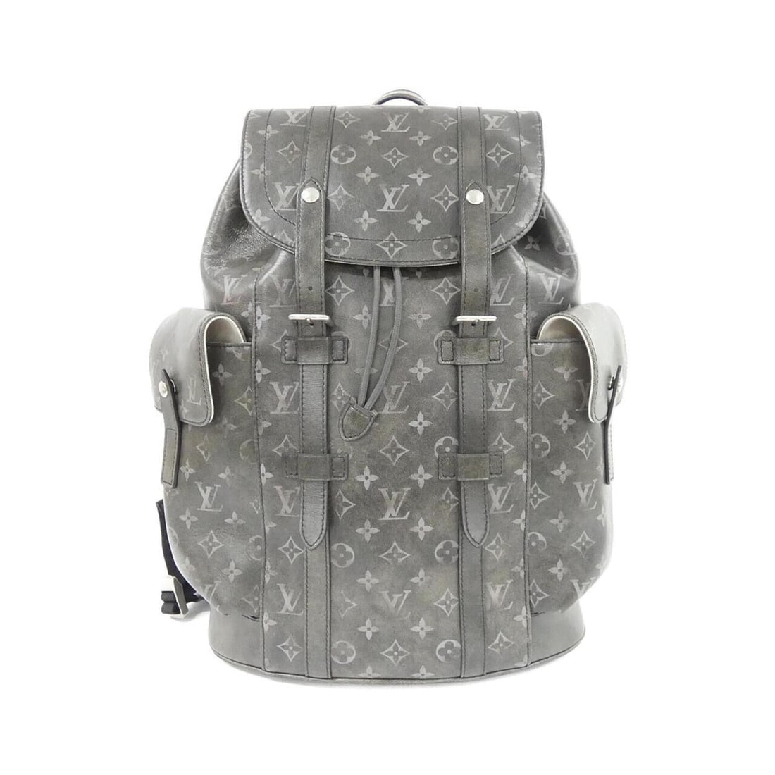Louis Vuitton Brushed Monogram Christopher MM M11521 Backpack: --- Catalog ---Category: SizeSize (HxWxD): 44cm x 38cm x 13cm / 17.32'' x 14.96'' x 5.11''Category: DesignType: BackpackColor: Black, MonogramGender: MenMaterial: Monogram , Leather Leather/Fur Type: 