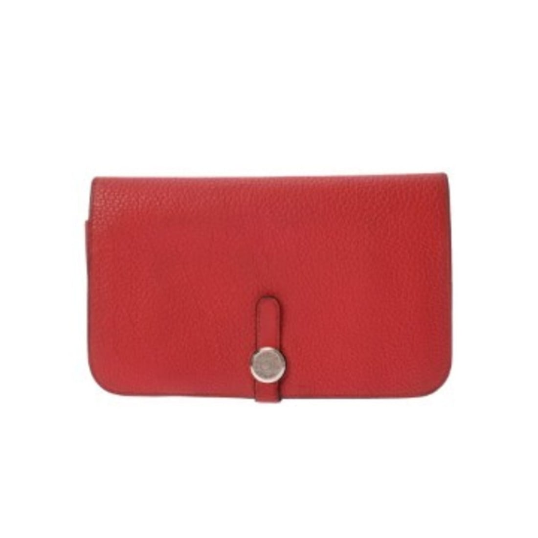 HERMES Dogon GM Rouge Pivoine T stamp (circa 2015) Men's/Women's Togo Leather Long Wallet B Rank (1 of 13)
