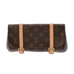 LOUIS VUITTON Louis Vuitton Monogram Pochette Malle Brown M51159 Women's Canvas Waist Bag AB Rank