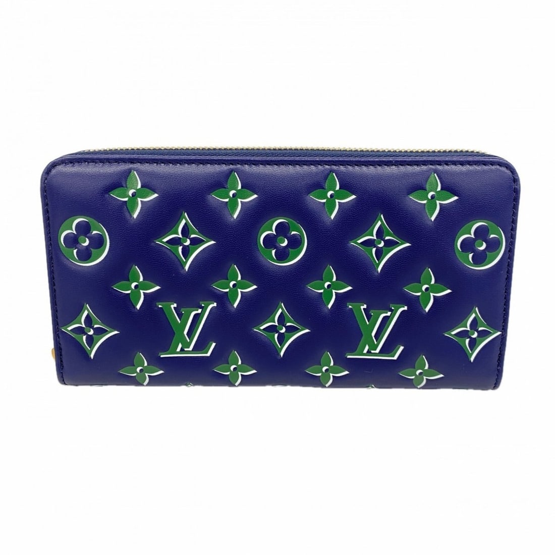 Louis Vuitton Zippy Wallet M82642 Navy Green Women's Long: --- Catalog ---Category: SizeSize (HxWxD): 10.5cm x 19.5cm x 2.5cm / 4.13'' x 7.67'' x 0.98''Category: DesignType: Long wallet (bi-fold)Color: Green, NavyGender: WomenCategory: GeneralMPN: M82642Brand
