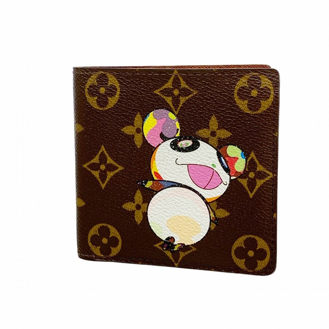 Louis Vuitton Monogram Panda Wallet, Takashi Murakami, Portefeuille Cartes Crédit Monnaie M61666,: --- Catalog ---Category: SizeSize (HxWxD): 10.5cm x 11cm x 2.5cm / 4.13'' x 4.33'' x 0.98''Category: DesignType: Wallet (bi-fold)Color: BrownGender: MenCategory: GeneralMPN: M61666Brand: Louis Vuitton