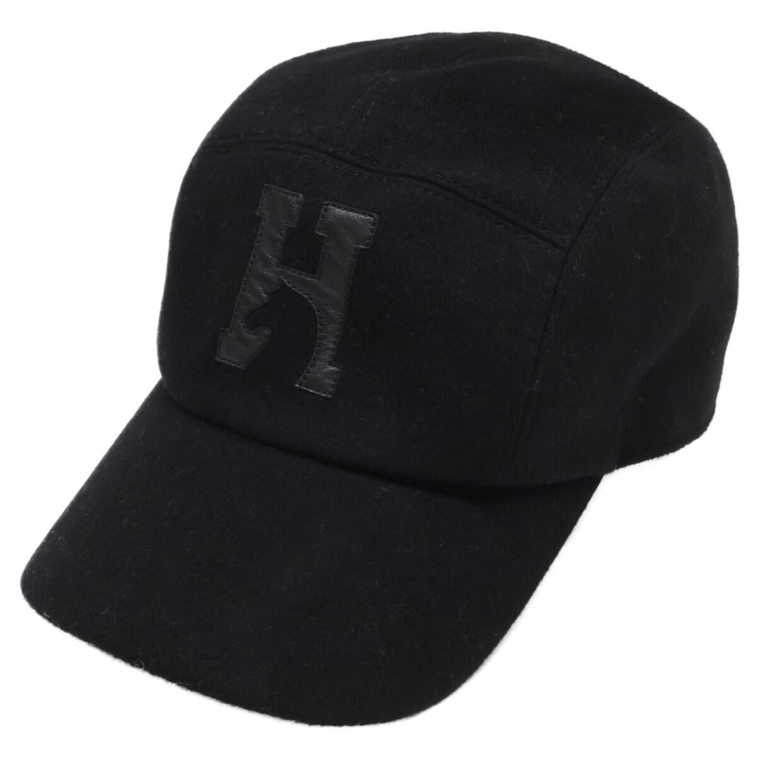 HERMES H252049N Nevada H Cheval Cap Hat 61 Black Men's: --- Catalog ---Category: DesignType: CapColor: BlackGender: MenMaterial: Cashmere Category: GeneralBrand: HermesCategory: MeasurementsCircumference: 60cm / 23.62''--- Item List ---Section: ConditionRa