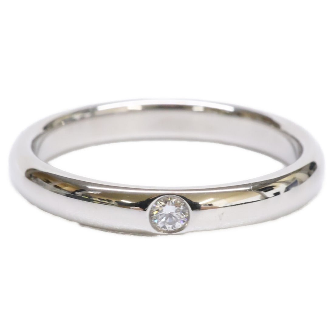 Harry Winston (Harry Winston) Finished WBDPRDBZ3MM PT950 Round Cut Diamond Band Ring for Women (1 of 8)