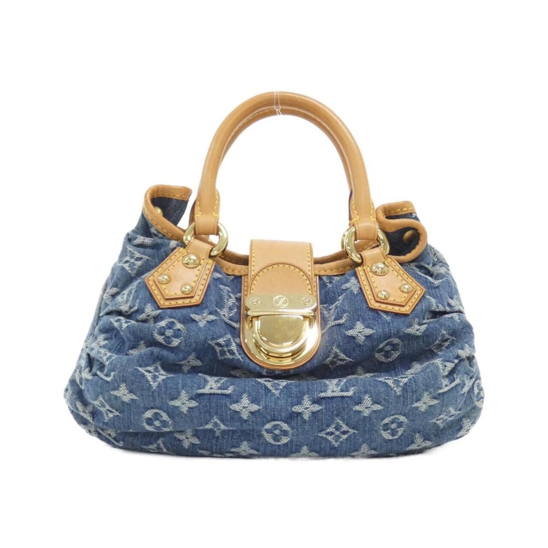 Louis Vuitton Monogram Denim Pleaty M95020 Handbag: --- Catalog ---Category: SizeSize (HxWxD): 19cm x 27cm x 8cm / 7.48'' x 10.62'' x 3.14''Category: DesignType: HandbagColor: BlueGender: WomenMaterial: Monogram Denim Hardware Color: GoldCategory: Gene