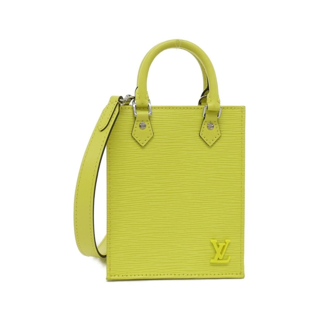 Louis Vuitton Epi Petite Sac Plat M80169 Handbag: --- Catalog ---Category: SizeSize (HxWxD): 17cm x 14cm x 5cm / 6.69'' x 5.51'' x 1.96''Category: DesignType: HandbagColor: YellowGender: Men,WomenMaterial: Leather Hardware Color: SilverLeather/Fur Ty