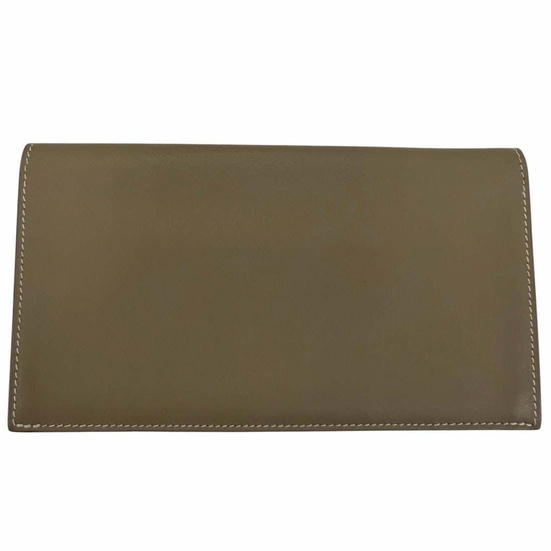 HERMES Citizen Twill Long Leather Wallet with Silk Accents, Etoupe, Silver Hardware, W Stamp, Made: --- Catalog ---Category: SizeSize (HxWxD): 9.5cm x 17.5cm / 3.74'' x 6.88''Category: DesignType: Long wallet (bi-fold)Color: Etoupe grayGender: WomenMaterial: Leather Category: GeneralBrand: HermesCou