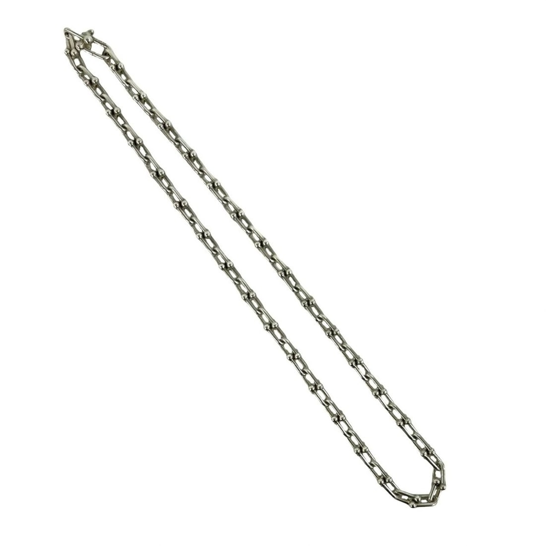 TIFFANY&Co. Tiffany HardWear Small Link Necklace, Sterling Silver 925, Accessory, Item No. 66144 (1 of 14)