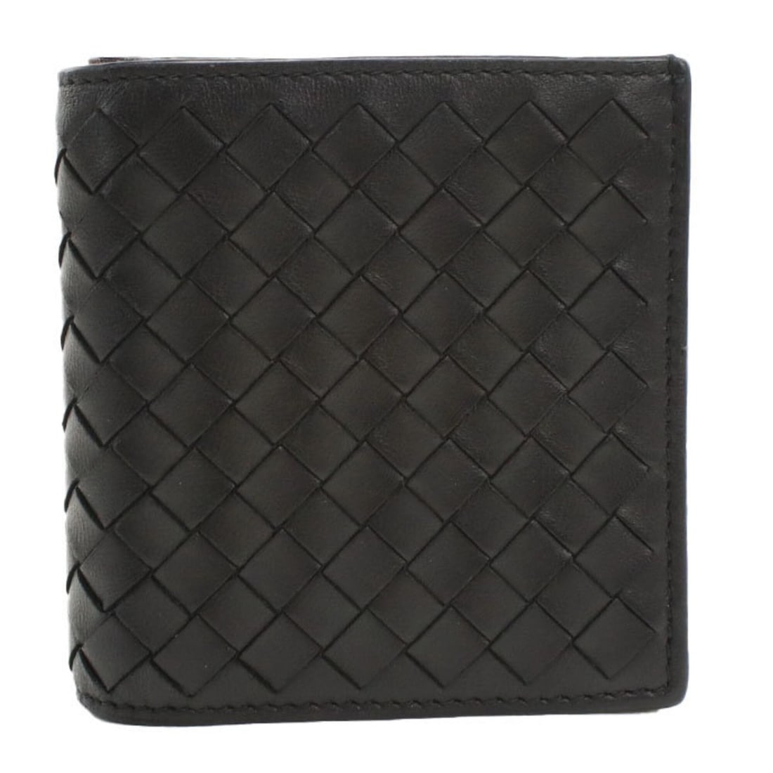 BOTTEGA VENETA Bottega Veneta Bi-fold Wallet Intrecciato Men's Black: --- Catalog ---Category: SizeSize (HxWxD): 10cm x 9.5cm x 2.5cm / 3.93'' x 3.74'' x 0.98''Category: DesignType: Wallet (bi-fold)Color: BlackGender: MenMaterial: Leather Category: GeneralBrand: Bottega