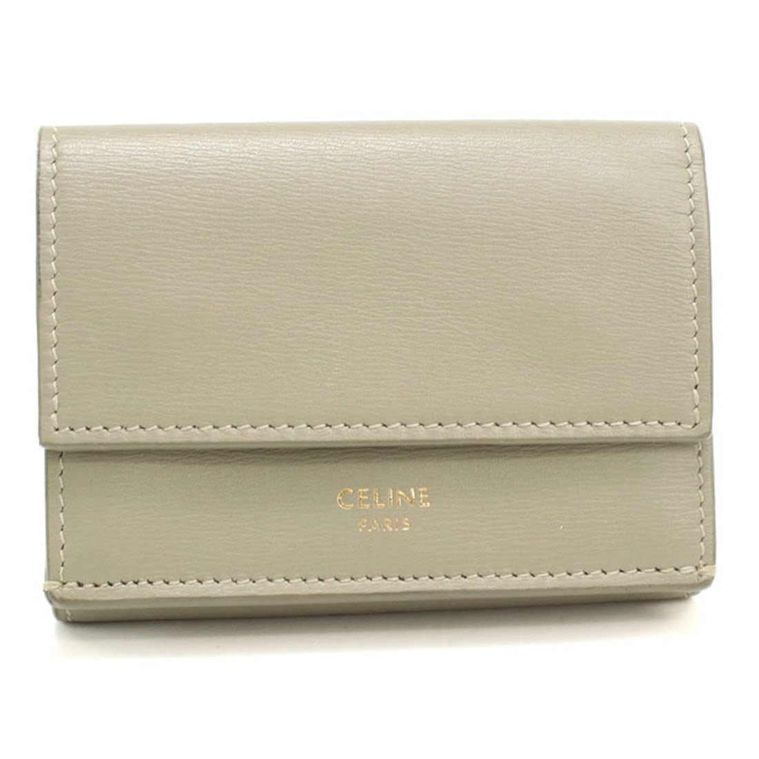 CELINE Celine Trifold Wallet, Women's, Gray (1 of 8)