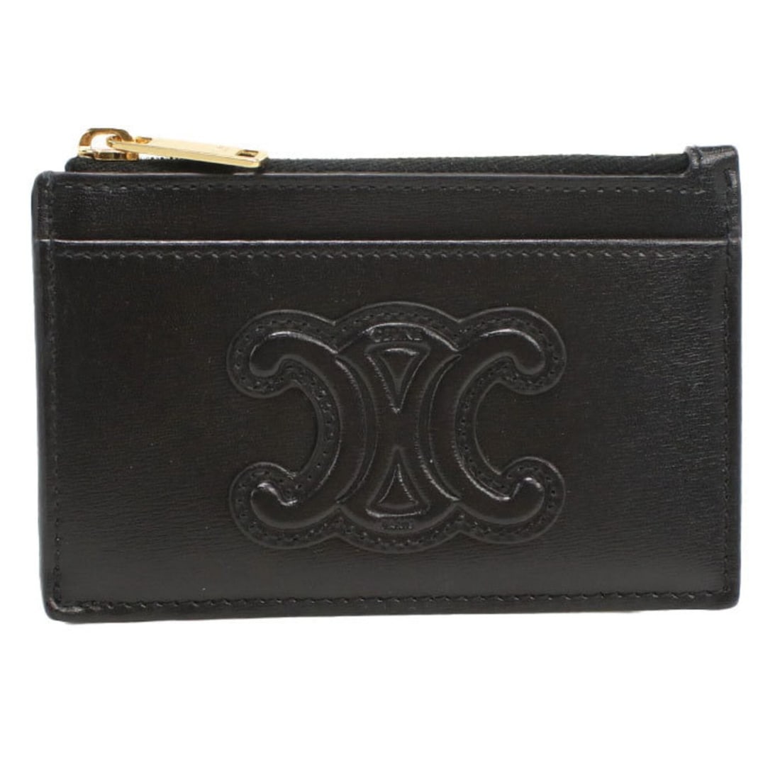 CELINE Triomphe Women's Wallet/Coin Case, Black (1 of 14)