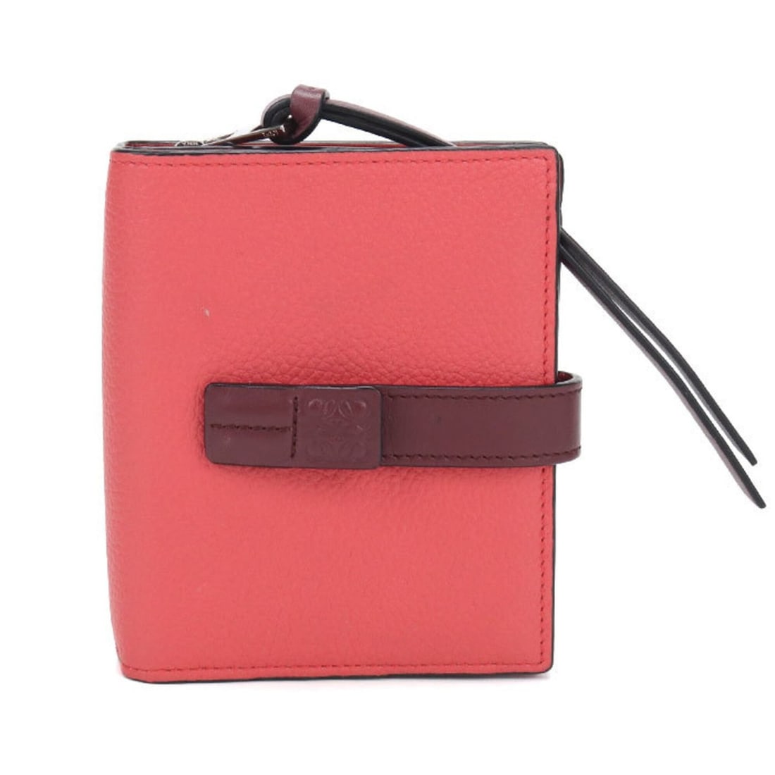 LOEWE (Loewe) Bi-fold Wallet C660Z41X01 Compact Zip for Women, Red: --- Catalog ---Category: SizeSize (HxWxD): 10.5cm x 9cm x 2.5cm / 4.13'' x 3.54'' x 0.98''Category: DesignType: Wallet (bi-fold)Color: Red colorGender: WomenMaterial: Leather Category: GeneralMPN: C66