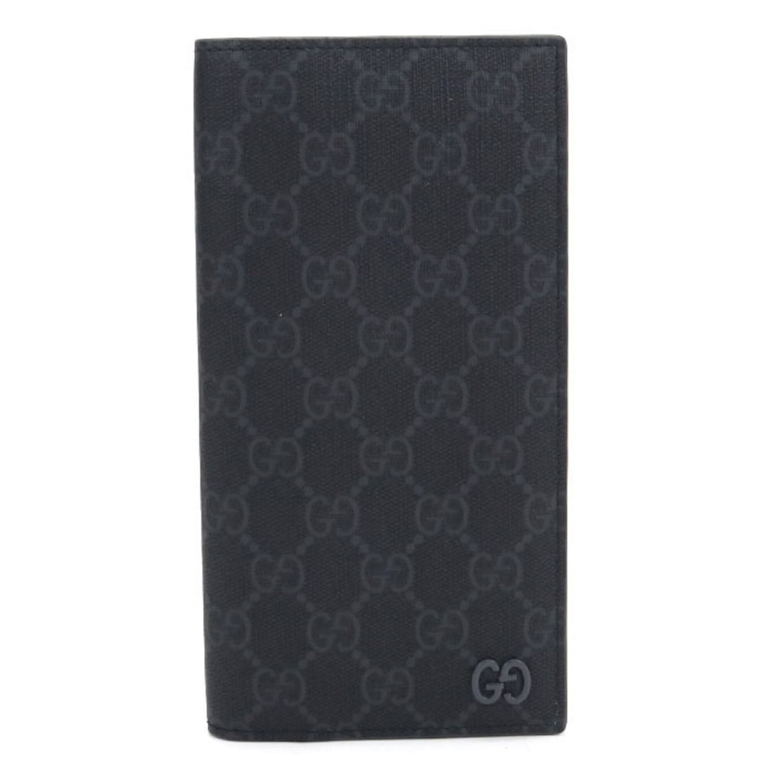 GUCCI Gucci Long Wallet, Bi-fold with Coin Pocket, 856563, Gray Interior, GG Supreme, Men's, Black: --- Catalog ---Category: SizeSize (HxWxD): 19cm x 10cm x 1.5cm / 7.48'' x 3.93'' x 0.59''Category: DesignType: Long wallet (bi-fold)Color: BlackGender: MenMaterial: PVC Category: GeneralMPN: 856563Bra