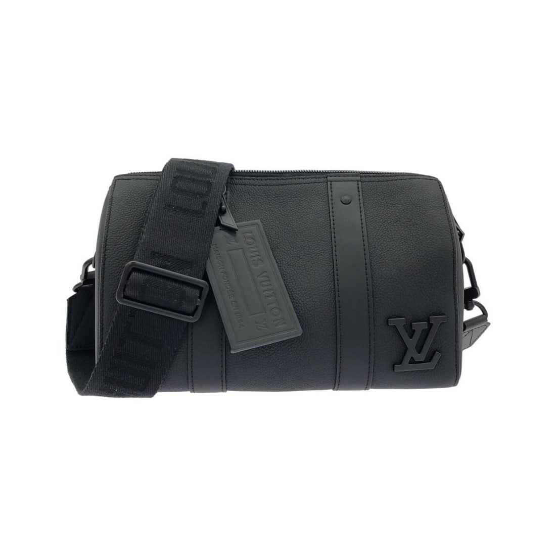Louis Vuitton LV Aerogram City Keepall M59255 Shoulder Bag: --- Catalog ---Category: SizeSize (HxWxD): 19cm x 28cm x 12cm / 7.48'' x 11.02'' x 4.72''Category: DesignType: Shoulder bagColor: BlackGender: MenMaterial: Leather Leather/Fur Type: Calf