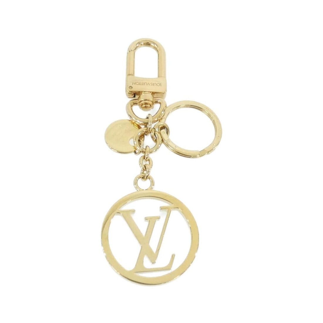 Louis Vuitton Accessory Bag Charm LV Circle M68000 Keyring: --- Catalog ---Category: DesignType: Handbag charmColor: GoldGender: Men,WomenCategory: GeneralMPN: M68000Brand: Louis Vuitton--- Item List ---Section: ConditionRanking: Rank A Used - A few traces of 