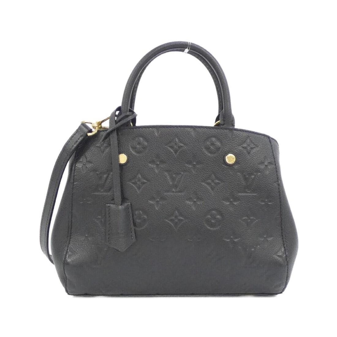 Louis Vuitton Monogram Empreinte Montaigne BB M41053 Handbag: --- Catalog ---Category: SizeSize (HxWxD): 20cm x 25cm x 13cm / 7.87'' x 9.84'' x 5.11''Category: DesignType: HandbagColor: BlackGender: WomenMaterial: Leather Hardware Color: GoldLeather/Fur Type: Ca