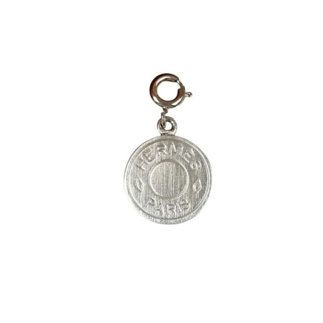 HERMES Hermes Charm Sellier Silver Metal Women's Pendant Top: --- Catalog ---Category: SizePendant Size: 34mm x 20mm / 1.33'' x 0.78''Category: DesignColor: SilverGender: WomenMaterial: MetalNecklace Type: PendantCategory: GeneralBrand: Hermes--- Item List ---Se