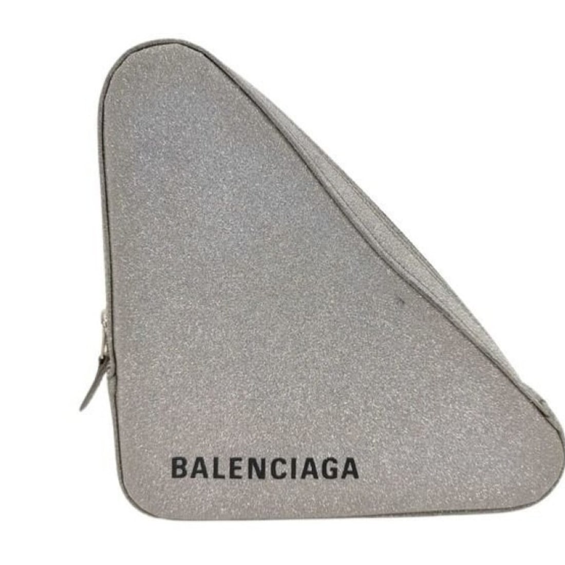 BALENCIAGA Balenciaga Clutch Bag Triangle Glitter 476976 Silver Leather Women's: --- Catalog ---Category: SizeSize (HxWxD): 22cm x 22.2cm x 4.7cm / 8.66'' x 8.74'' x 1.85''Category: DesignType: Clutch bagColor: SilverGender: WomenMaterial: Leather Category: GeneralMPN: 476976Brand