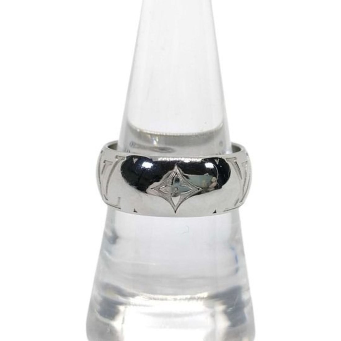 LOUIS VUITTON Louis Vuitton Ring M62485 Silver Metal Men's Women's: --- Catalog ---Category: SizeJP Size: 18.5US Size: 9Category: DesignType: Band ringColor: SilverGender: Men,WomenMaterial: MetalCategory: GeneralMPN: M62485Brand: Louis VuittonCountry of Origin: Italy