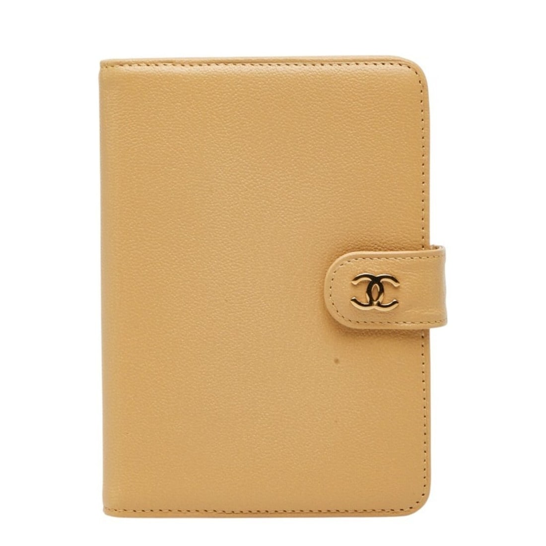 Chanel Coco Mark Agenda Notebook Cover, Beige Leather, Women's CHANEL: --- Catalog ---Category: DesignColor: BeigeGender: WomenMaterial: Leather Category: GeneralBrand: ChanelCategory: Physical PropertiesSize (HxWxD): 14cm x 10cm x 2cm / 5.51'' x 3.93'' x 0.78''--- Item 